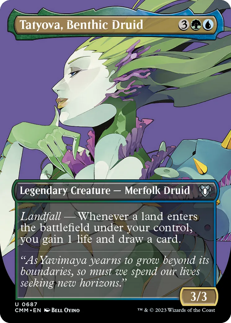 Tatyova, druidesse benthique — Commander Masters — Magic: The Gathering