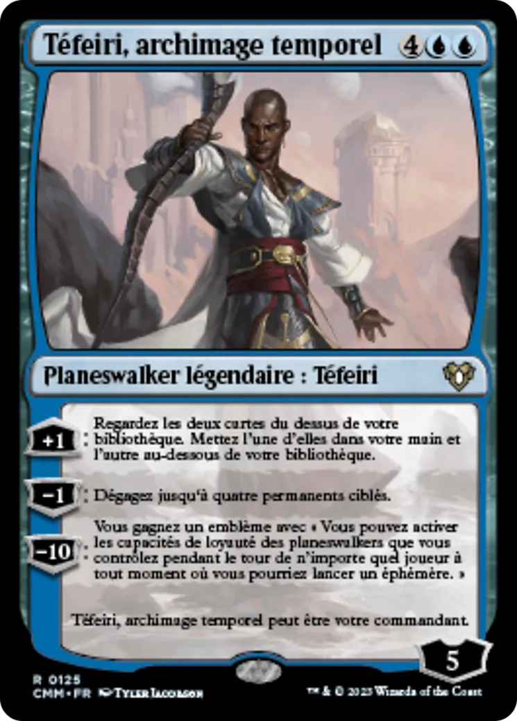 Téfeiri, archimage temporel — Commander Masters — Magic: The Gathering