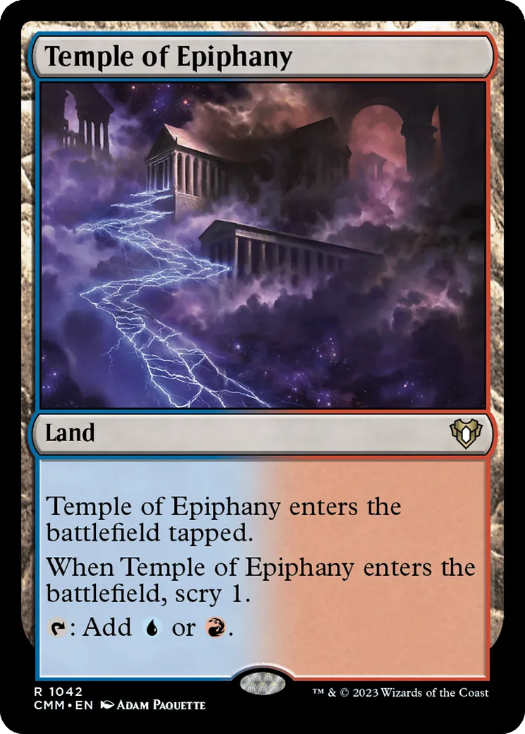 Temple de la révélation — Commander Masters — Magic: The Gathering
