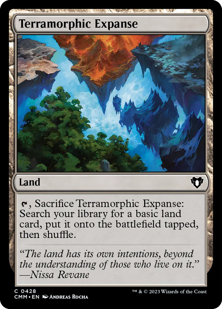 Immensité terramorphe — Commander Masters — Magic: The Gathering