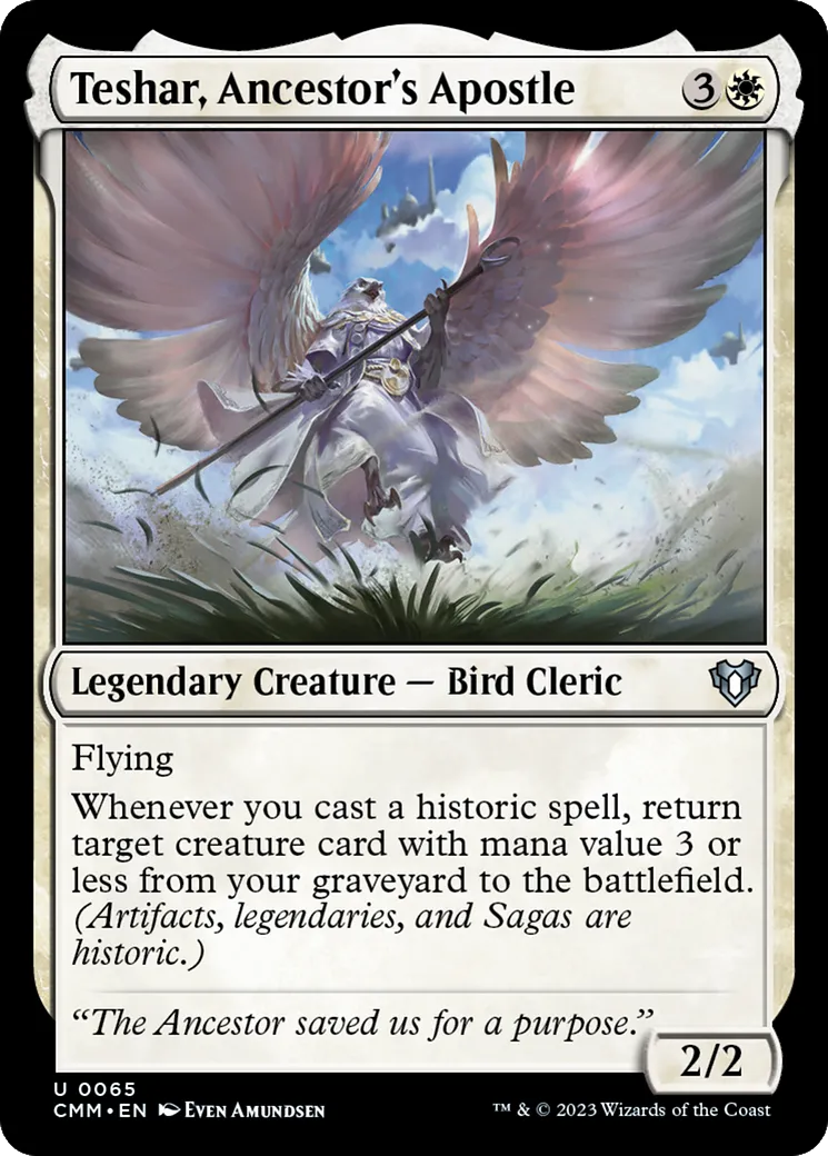 Teshar, Ancestor's Apostle — Commander Masters — Magic: The Gathering