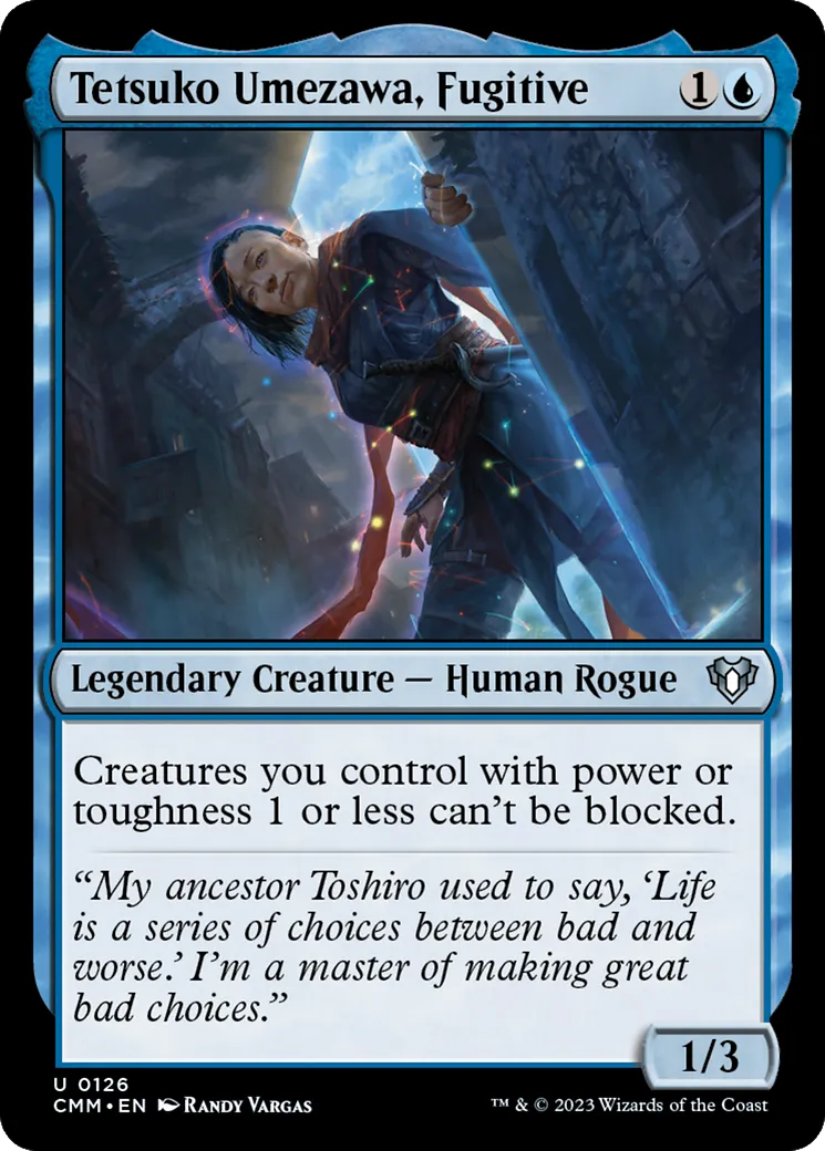 Tetsuko Umezawa, Fugitive — Commander Masters — Magic: The Gathering