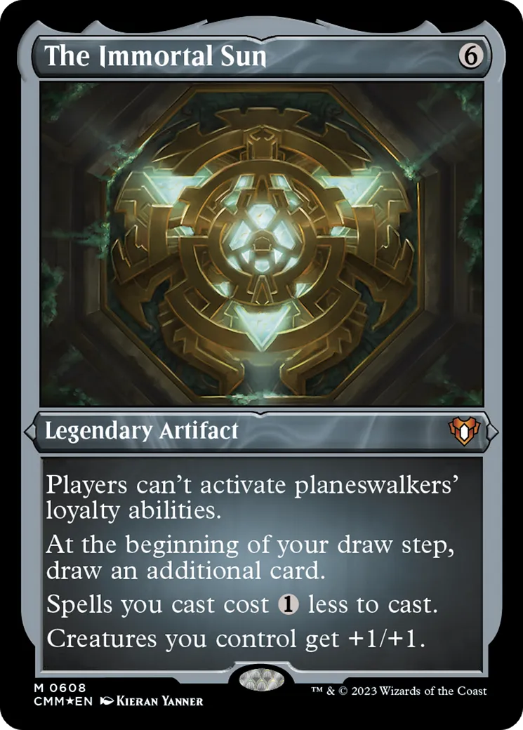 The Immortal Sun — Commander Masters — Magic: The Gathering