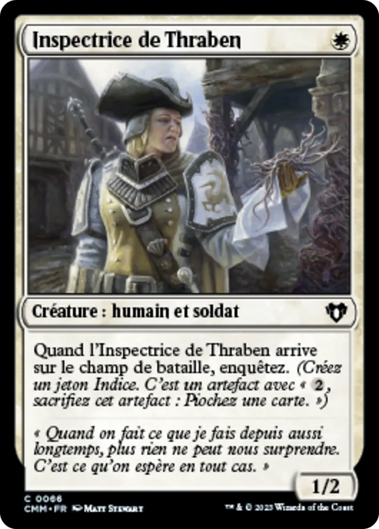 Inspectrice de Thraben — Commander Masters — Magic: The Gathering