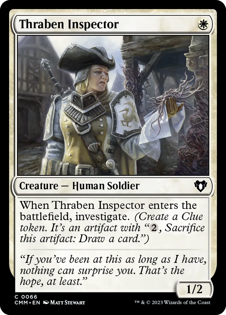 Inspectrice de Thraben — Commander Masters — Magic: The Gathering