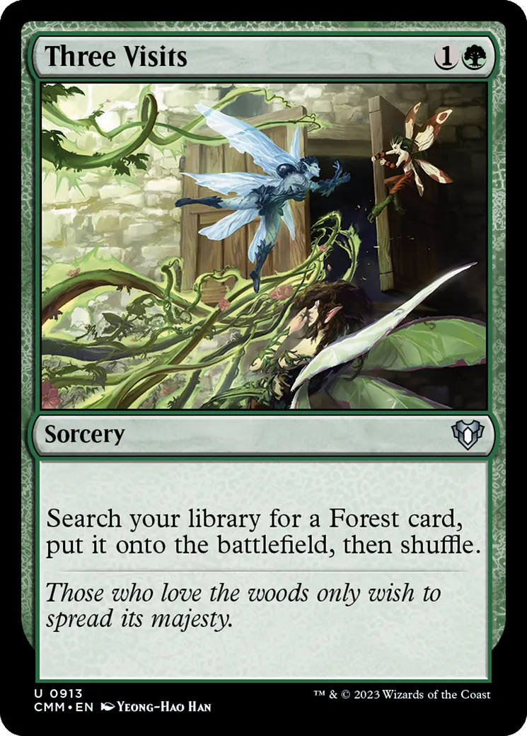 Three Visits — Commander Masters — Magic: The Gathering