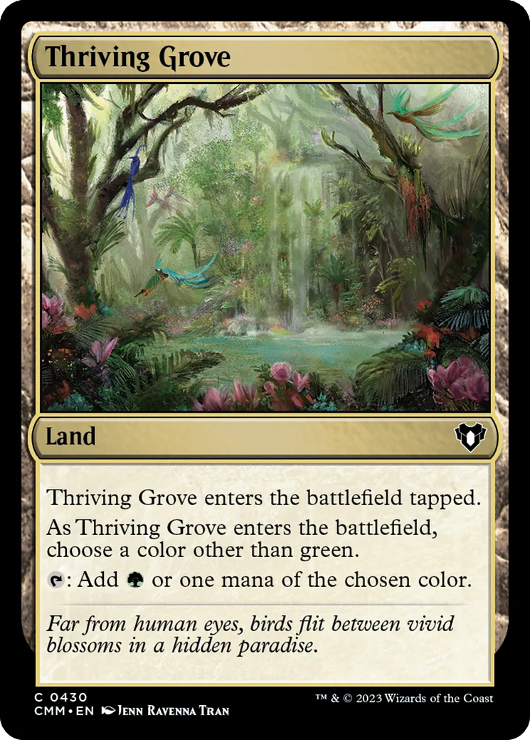 Thriving Grove — Commander Masters — Magic: The Gathering