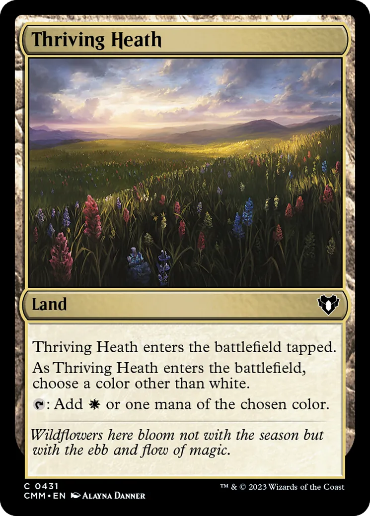 Thriving Heath — Commander Masters — Magic: The Gathering