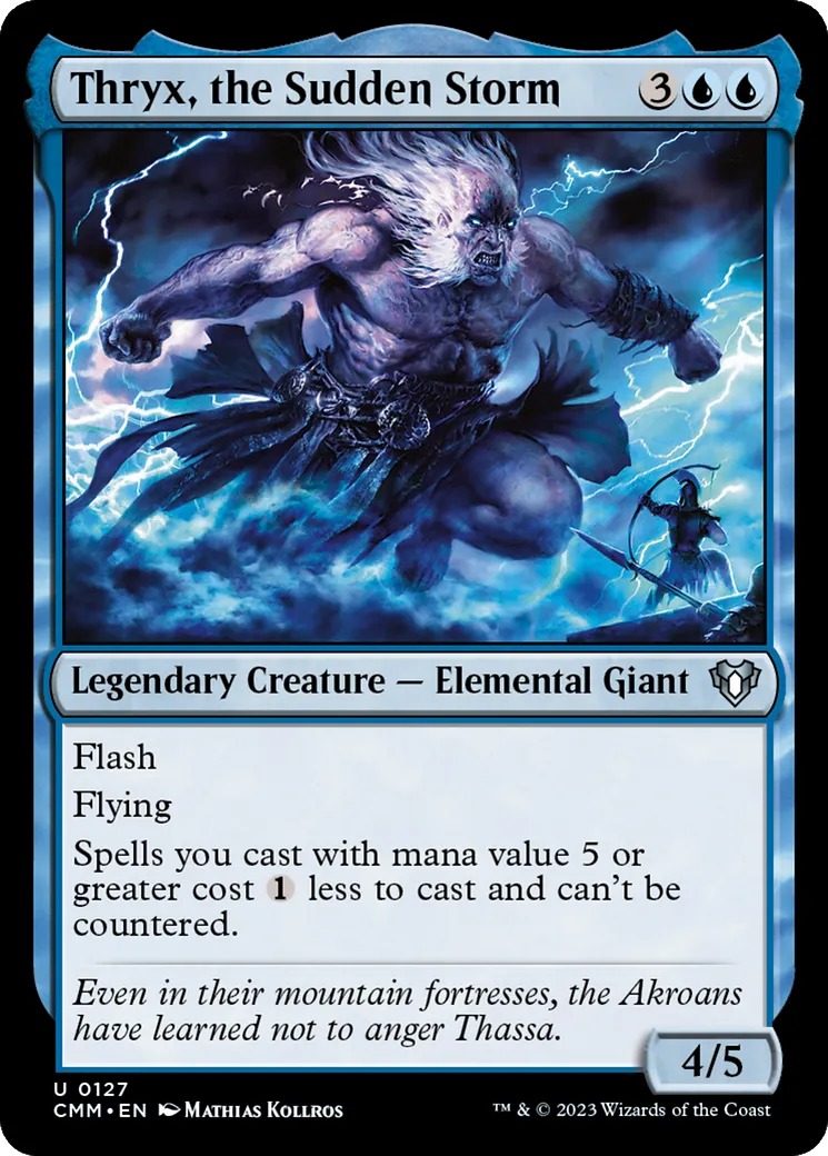 Thryx, la Tempête soudaine — Commander Masters — Magic: The Gathering