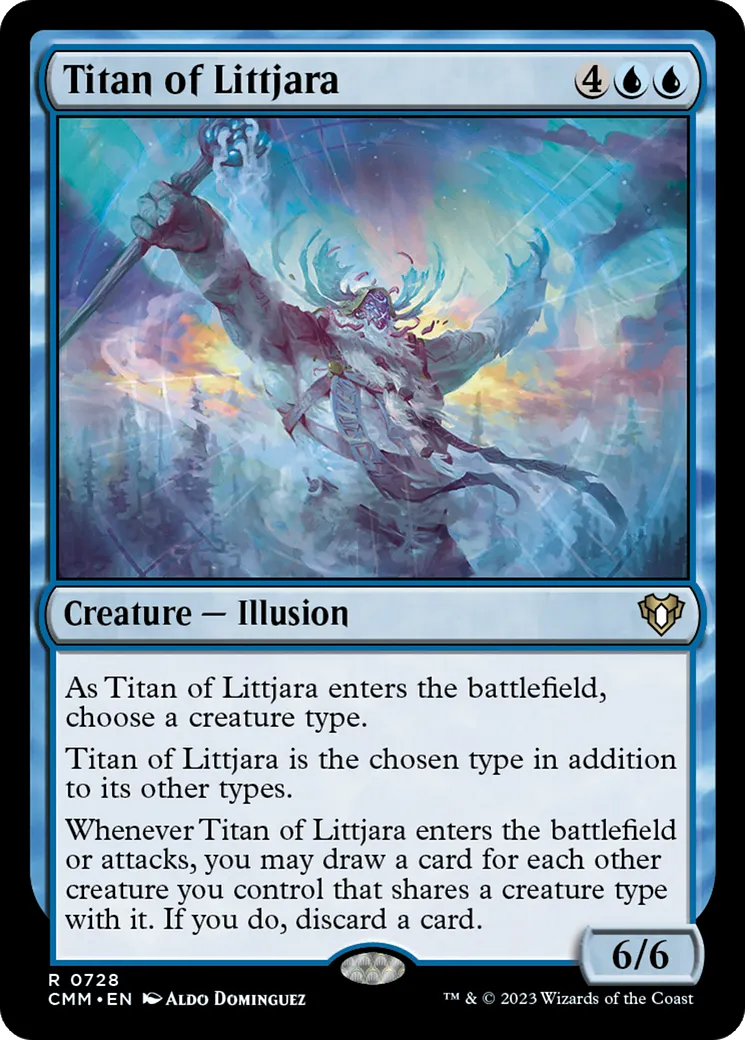 Titan of Littjara — Commander Masters — Magic: The Gathering