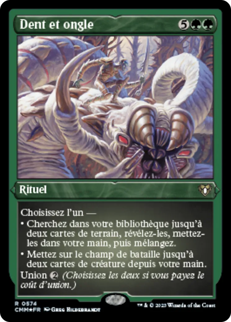 Dent et ongle — Commander Masters — Magic: The Gathering