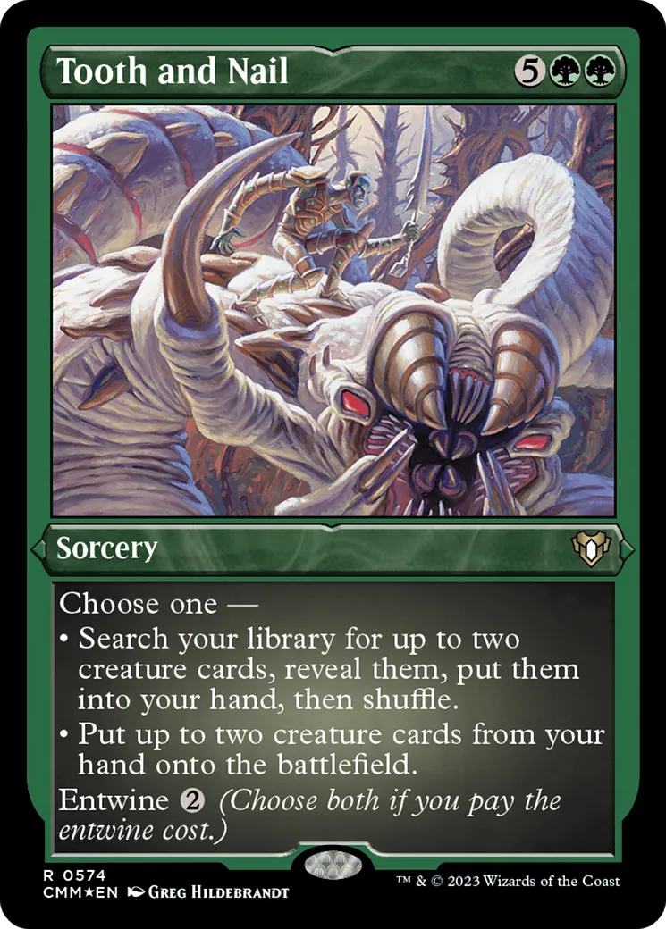 Tooth and Nail — Commander Masters — Magic: The Gathering