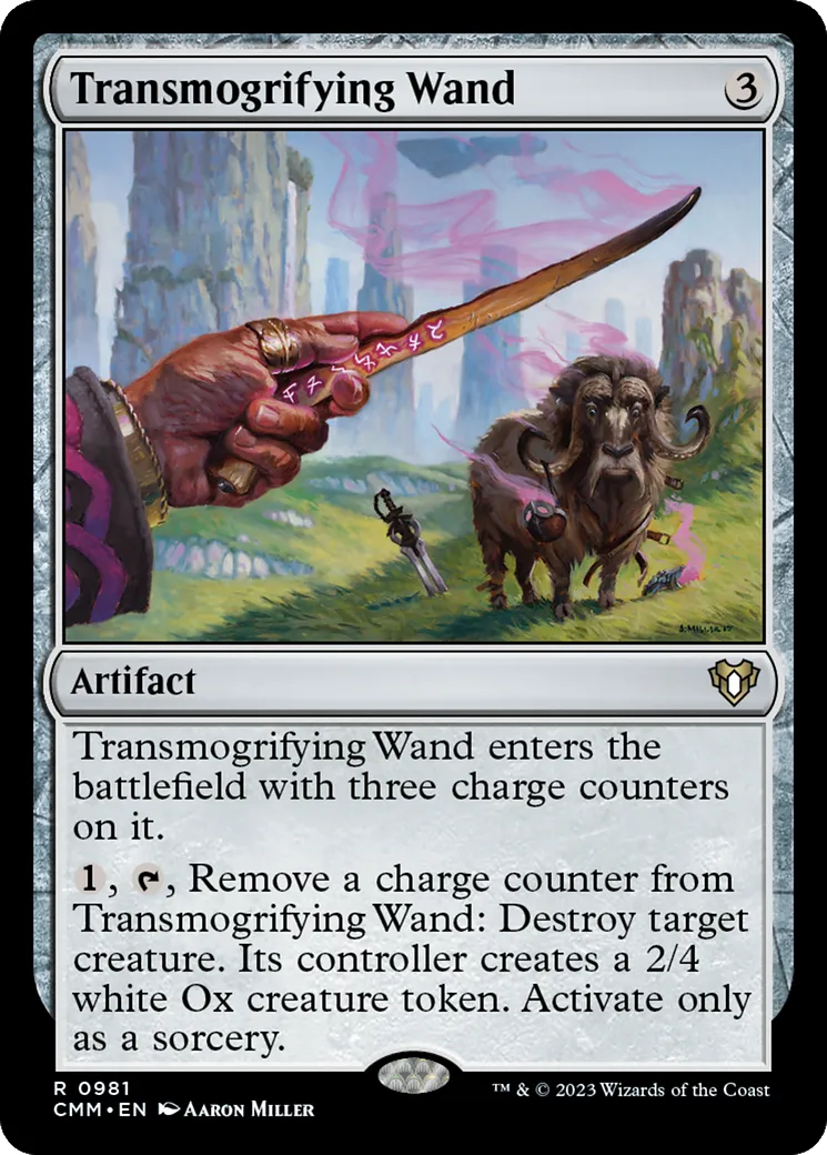 Transmogrifying Wand — Commander Masters — Magic: The Gathering
