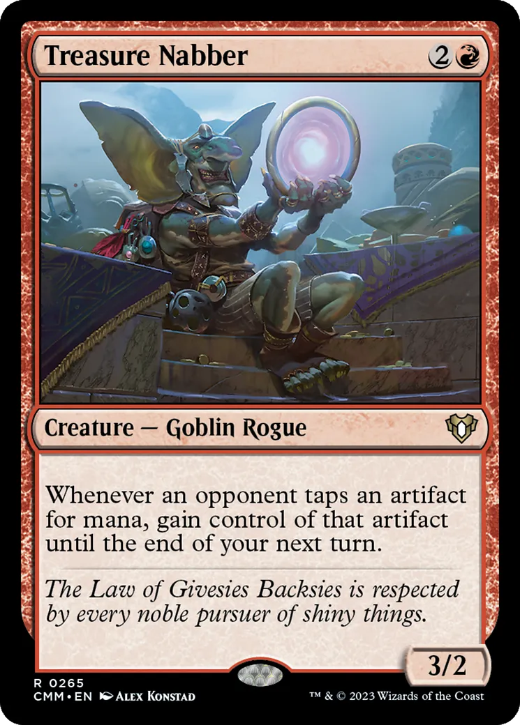 Chipeur de trésor — Commander Masters — Magic: The Gathering