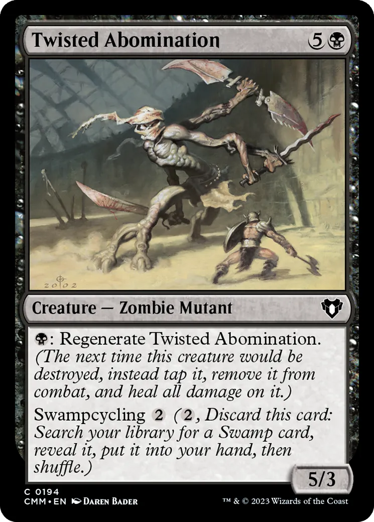 Abomination perverse — Commander Masters — Magic: The Gathering