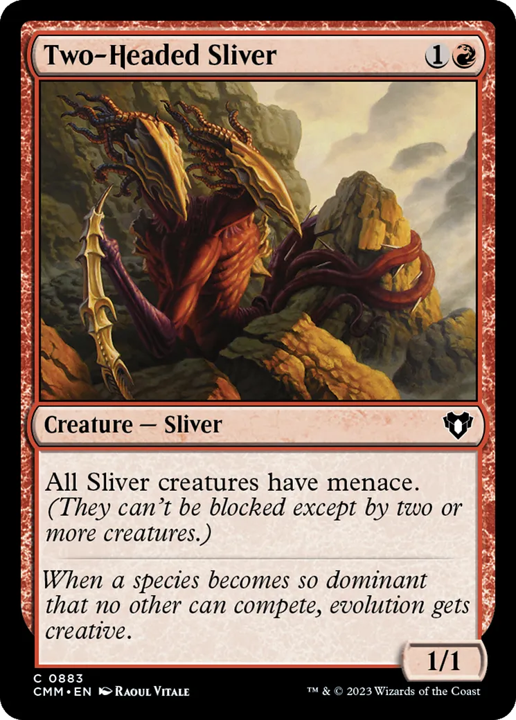 Two-Headed Sliver — Commander Masters — Magic: The Gathering
