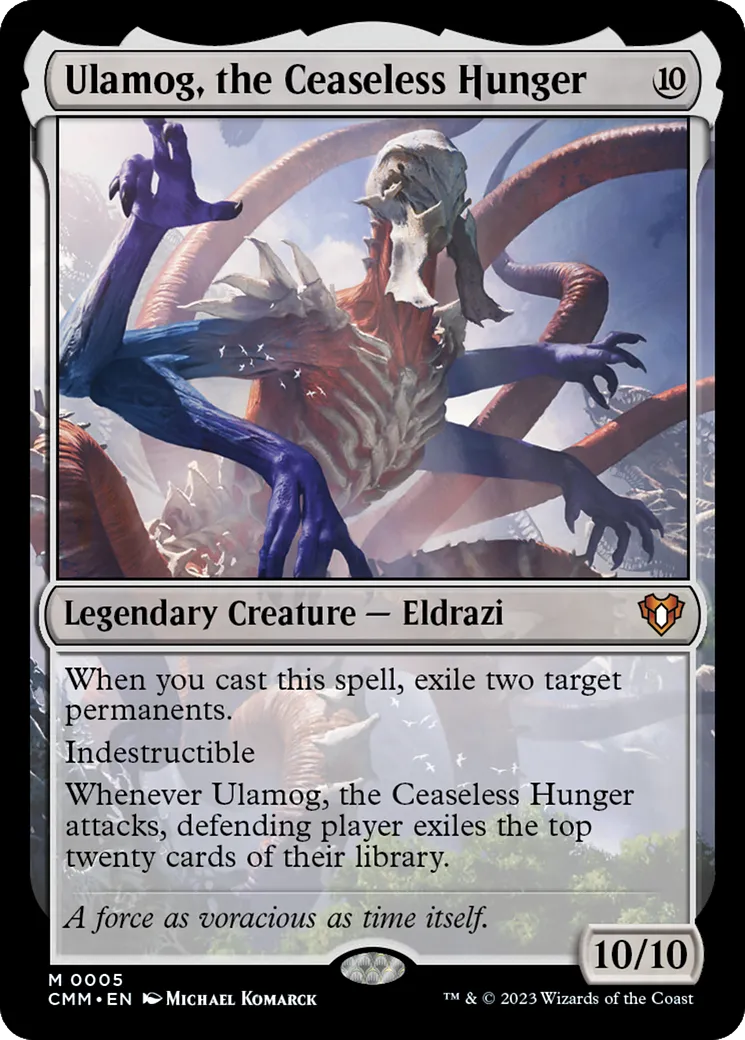 Ulamog, la Voracité insatiable — Commander Masters — Magic: The Gathering