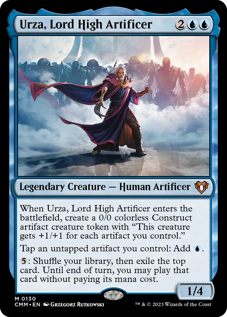 Urza, Lord High Artificer — Commander Masters — Magic: The Gathering