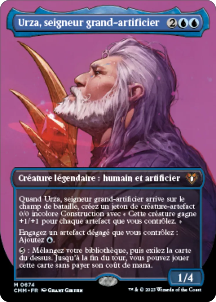 Urza, seigneur grand-artificier from Commander Masters - Magic: The Gathering