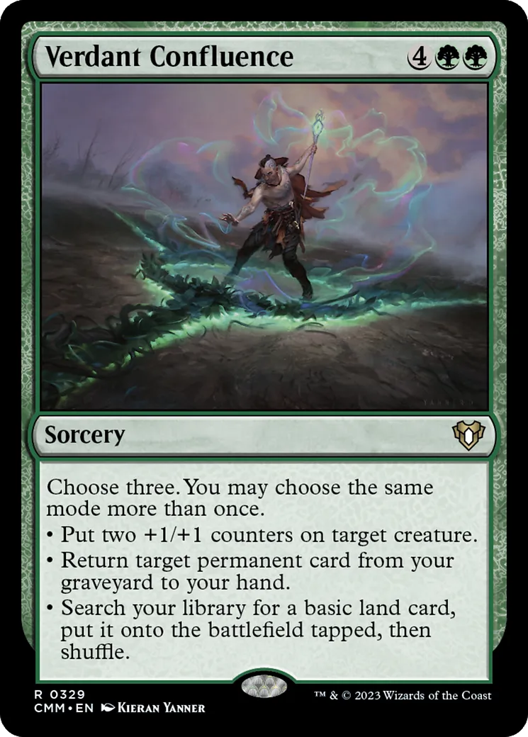 Confluence verdoyante — Commander Masters — Magic: The Gathering
