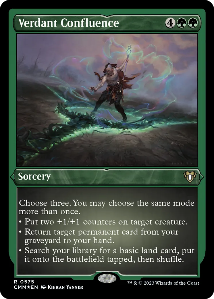 Confluence verdoyante — Commander Masters — Magic: The Gathering