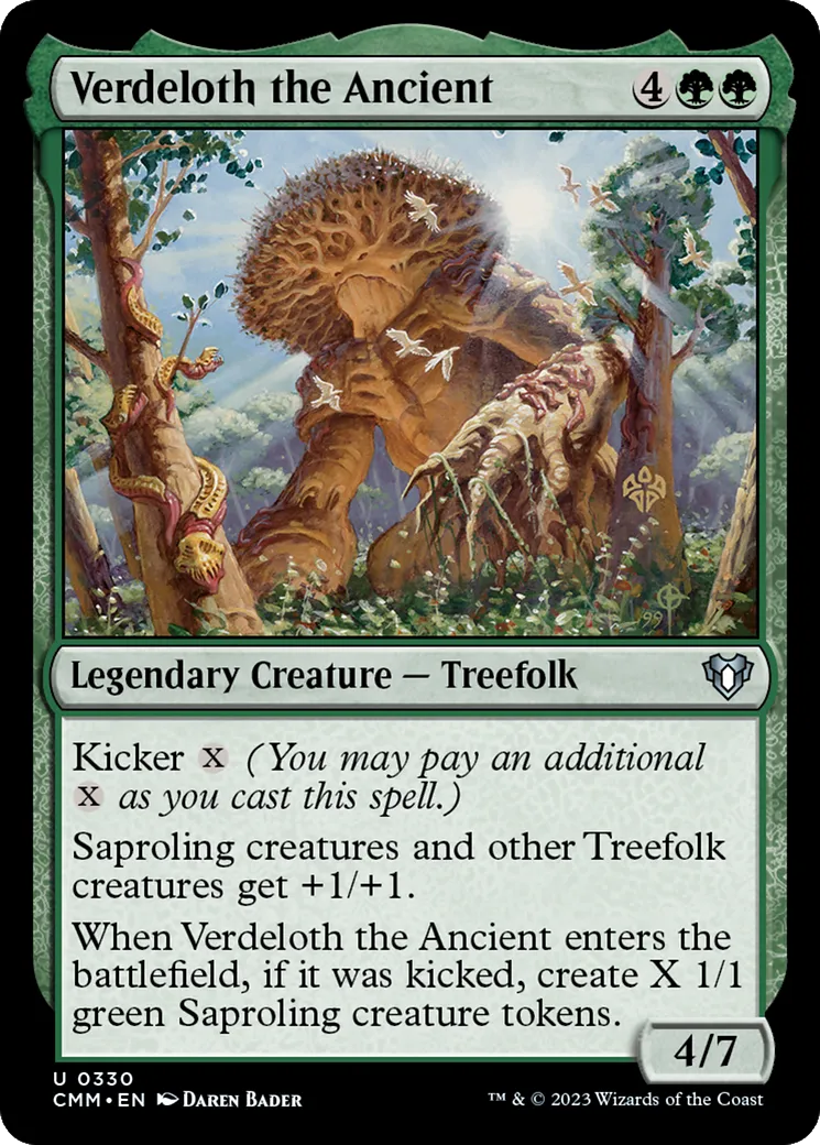 Verdeloth the Ancient — Commander Masters — Magic: The Gathering