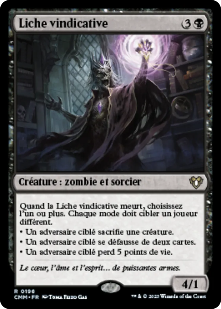 Liche vindicative — Commander Masters — Magic: The Gathering