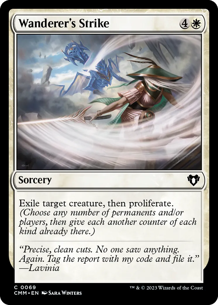 Wanderer's Strike — Commander Masters — Magic: The Gathering