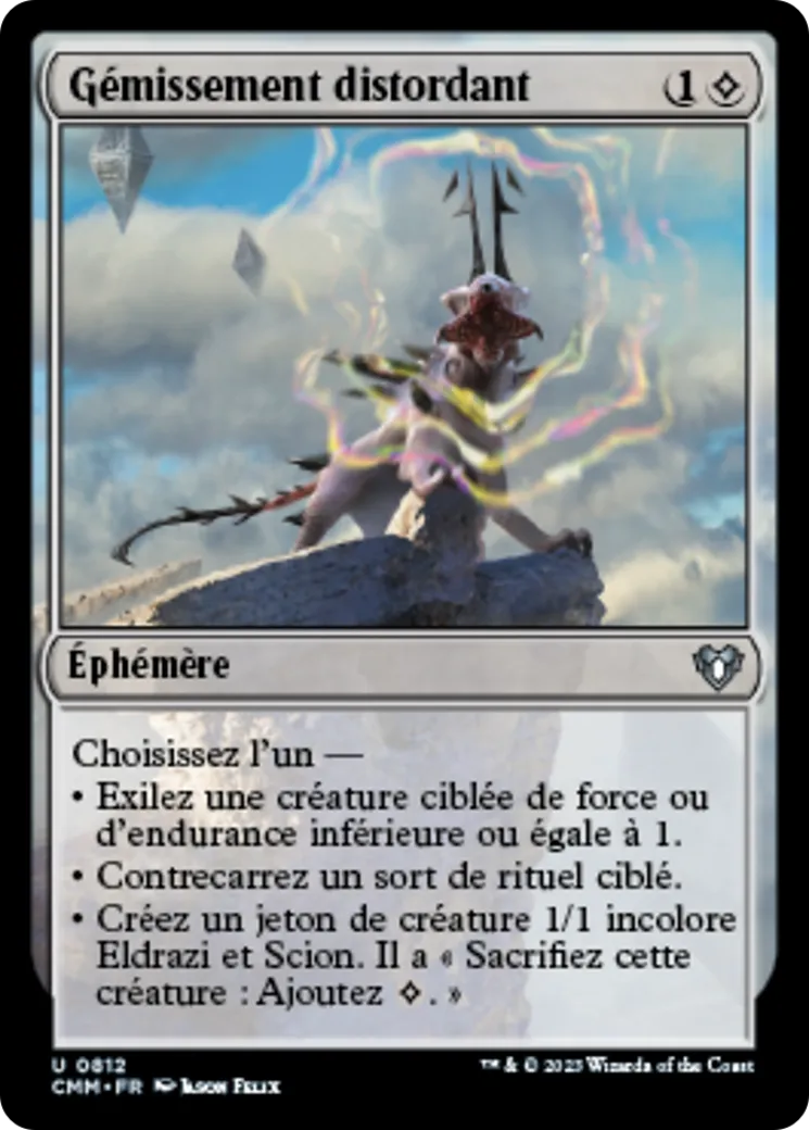Gémissement distordant — Commander Masters — Magic: The Gathering