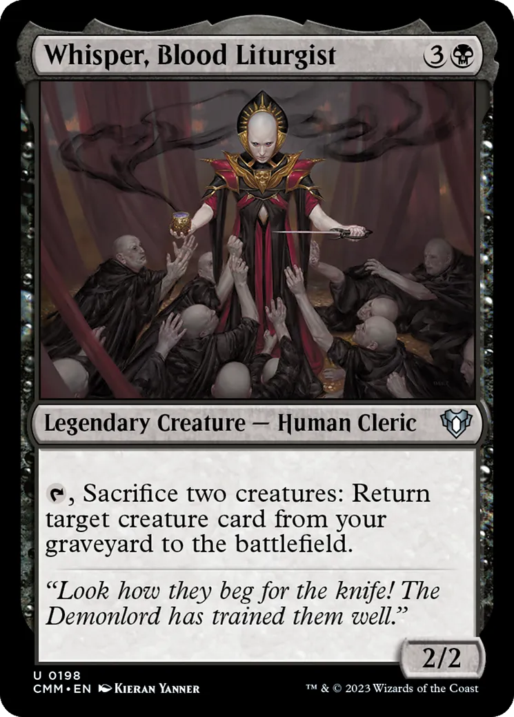 Murmure, liturgiste de sang — Commander Masters — Magic: The Gathering