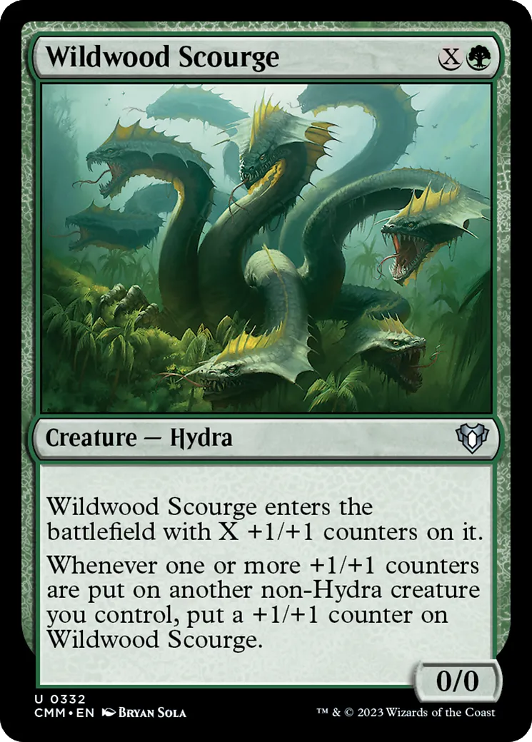 Fléau de bois sauvage — Commander Masters — Magic: The Gathering