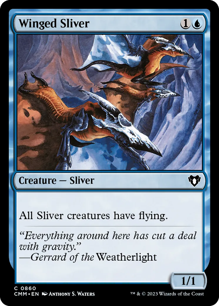 Slivoïde ailé — Commander Masters — Magic: The Gathering