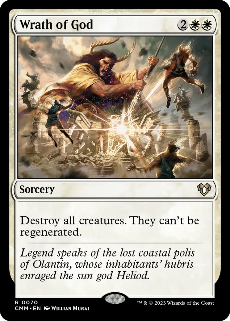 Wrath of God — Commander Masters — Magic: The Gathering