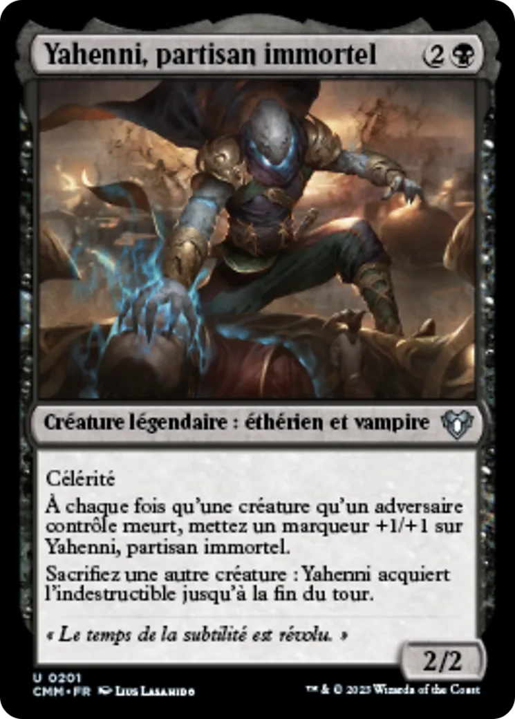 Yahenni, partisan immortel — Commander Masters — Magic: The Gathering