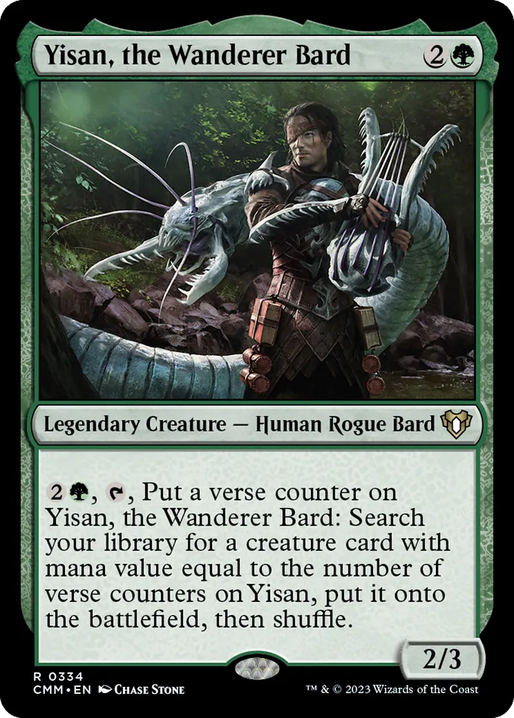 Yisan, the Wanderer Bard — Commander Masters — Magic: The Gathering