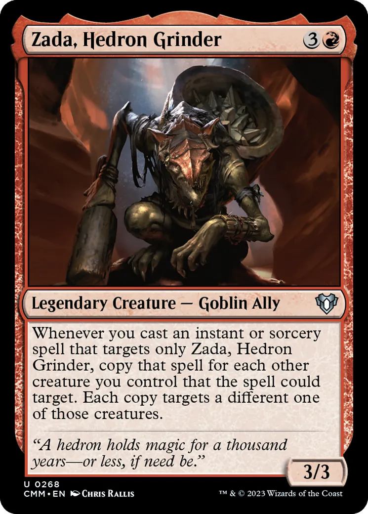 Zada, Hedron Grinder — Commander Masters — Magic: The Gathering