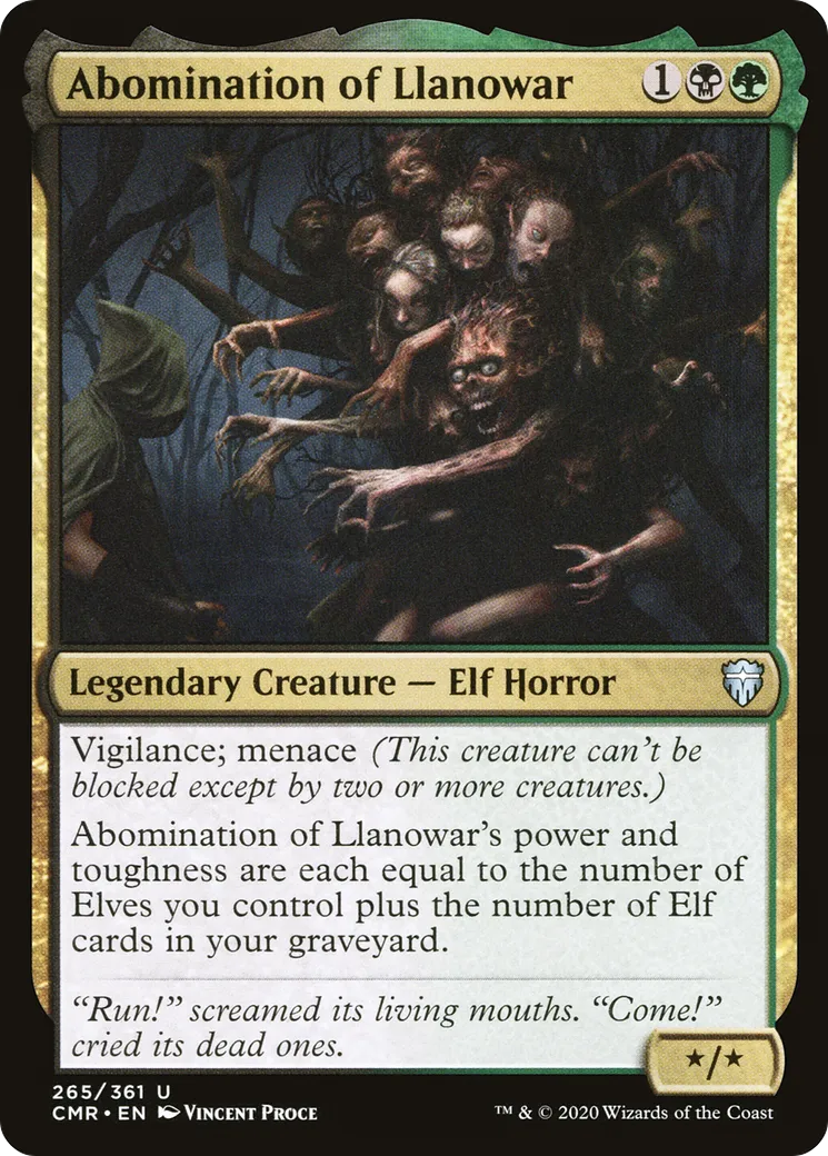 Abomination of Llanowar — Commander Legends — Magic: The Gathering