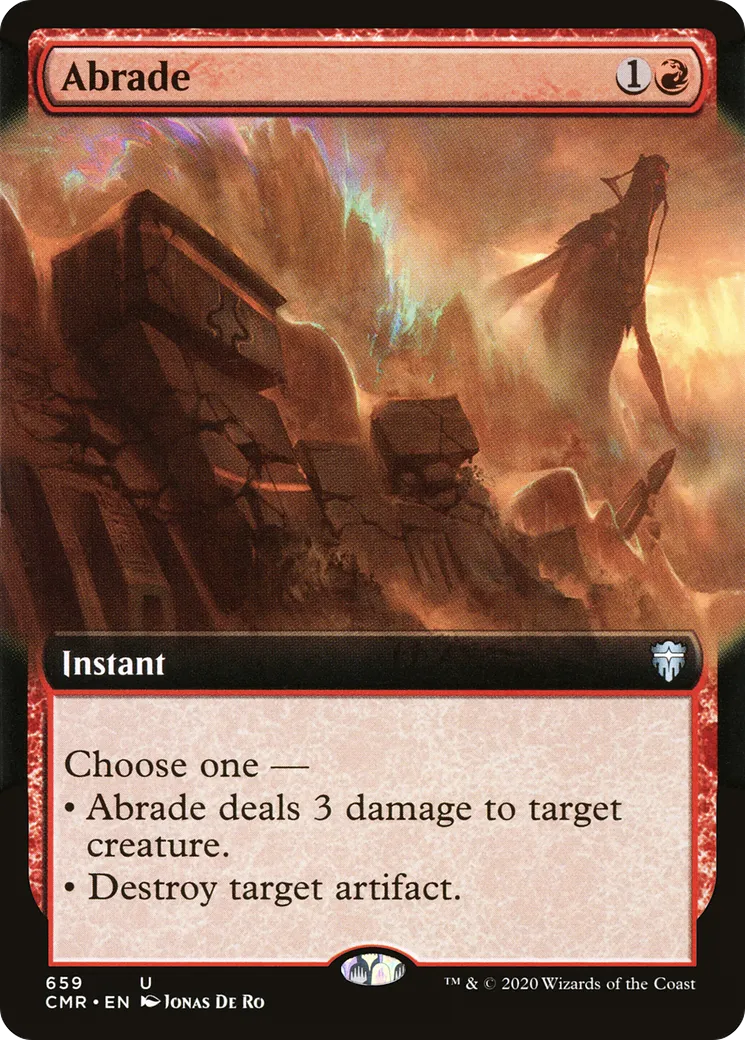 Abrade from Commander Legends - Magic: The Gathering