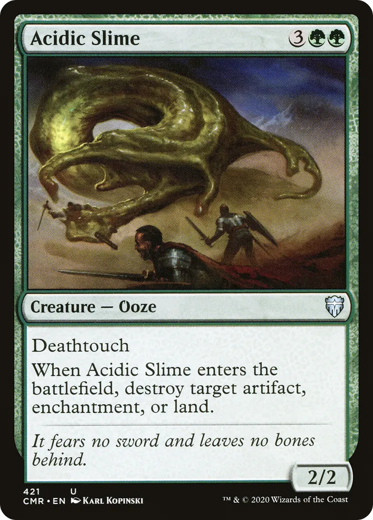 Acidic Slime — Commander Legends — Magic: The Gathering