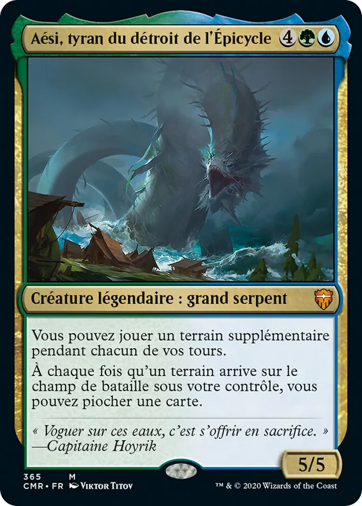 Aési, tyran du détroit de l'Épicycle — Commander Legends — Magic: The Gathering