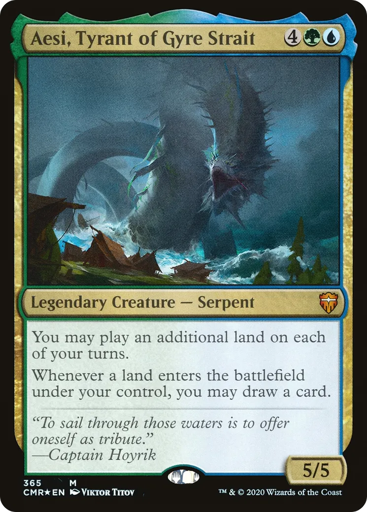 Aesi, Tyrant of Gyre Strait — Commander Legends — Magic: The Gathering
