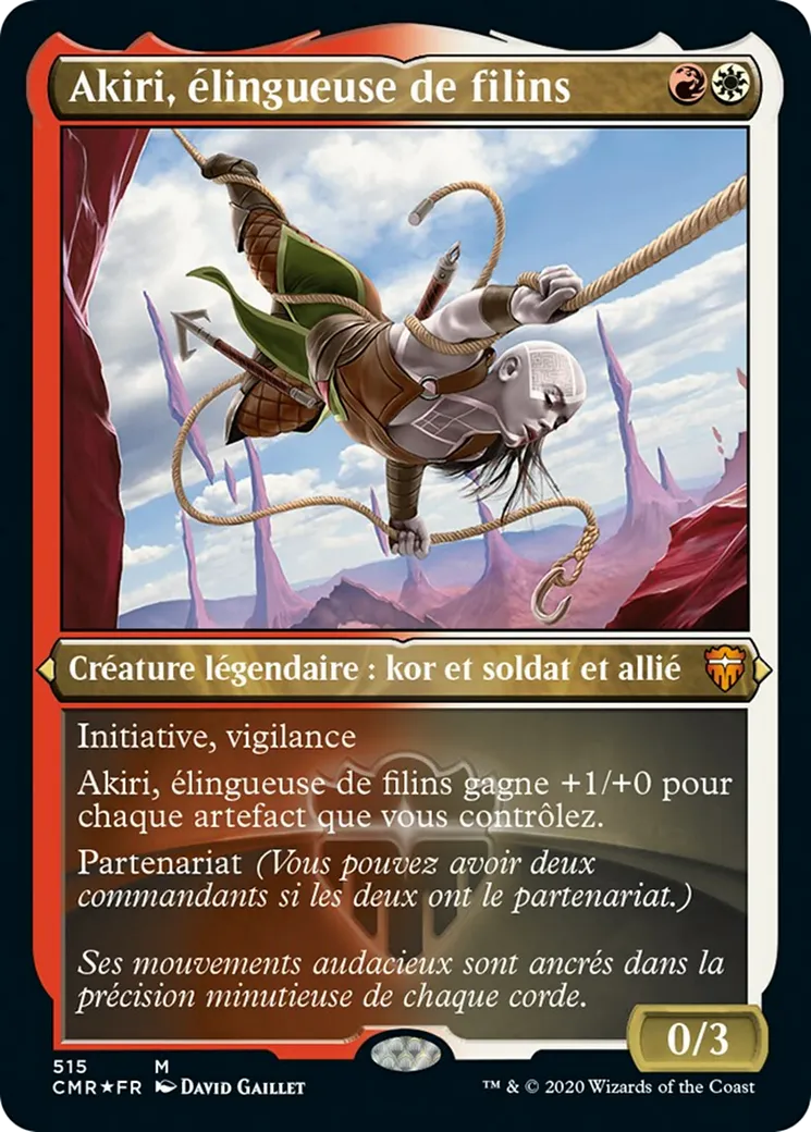 Akiri, élingueuse de filins — Commander Legends — Magic: The Gathering