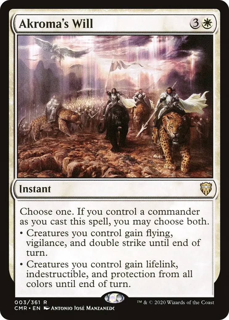 Akroma's Will — Commander Legends — Magic: The Gathering