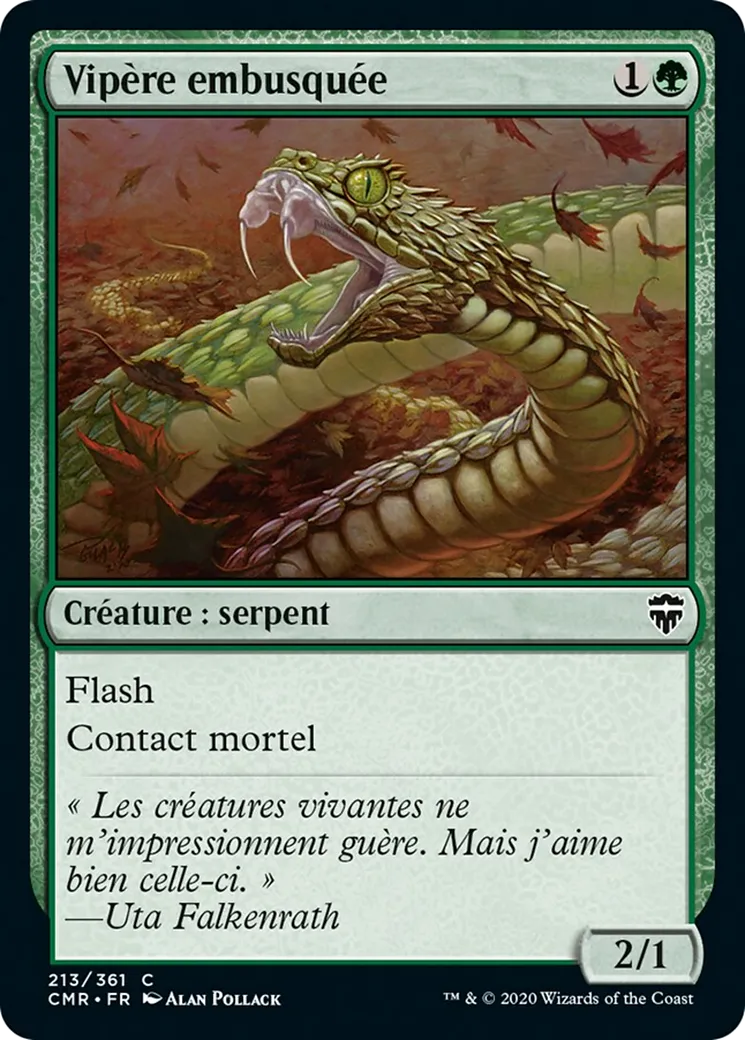 Vipère embusquée — Commander Legends — Magic: The Gathering