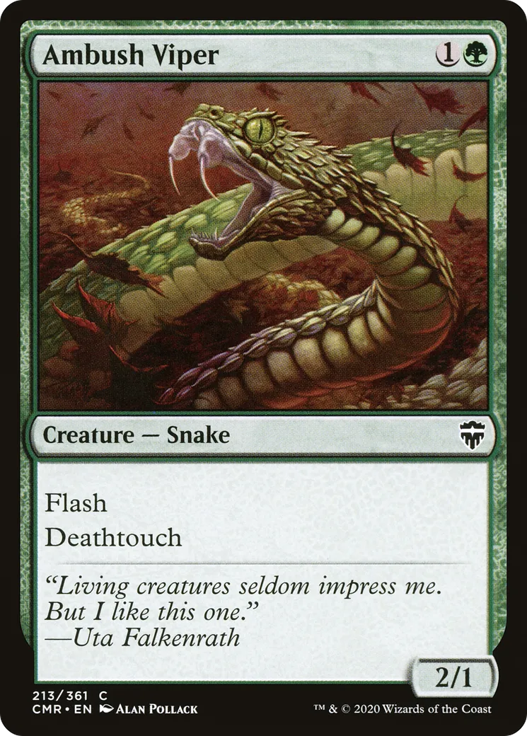 Vipère embusquée — Commander Legends — Magic: The Gathering