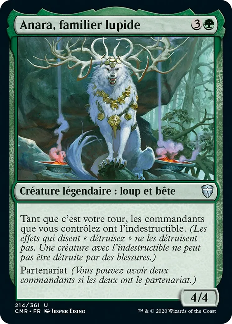 Anara, familier lupide — Commander Legends — Magic: The Gathering
