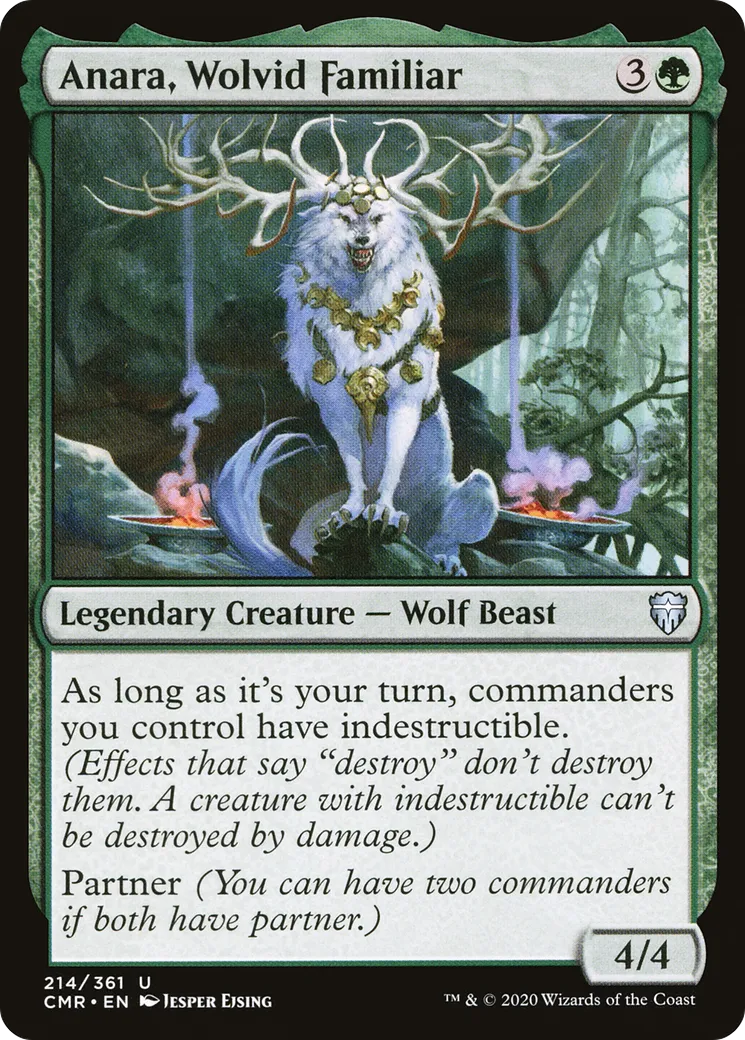 Anara, Wolvid Familiar — Commander Legends — Magic: The Gathering