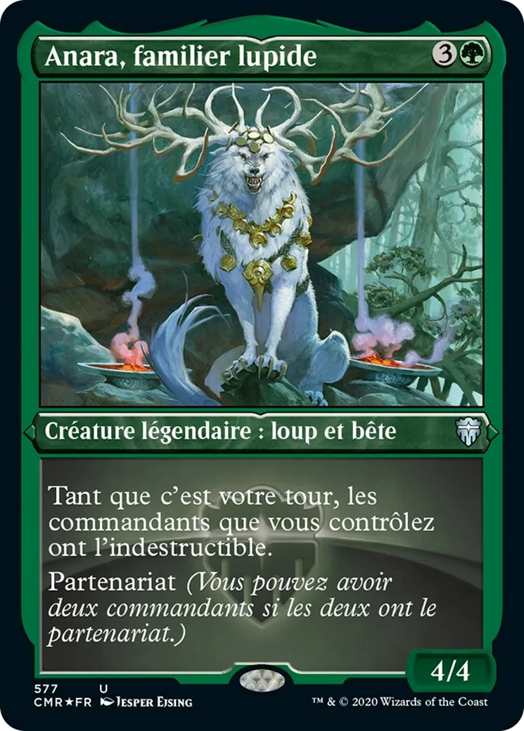 Anara, familier lupide — Commander Legends — Magic: The Gathering