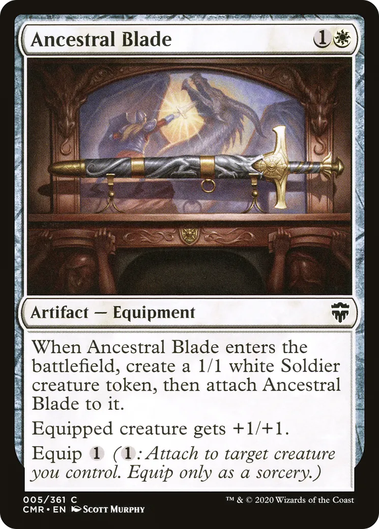 Ancestral Blade from Commander Legends - Magic: The Gathering