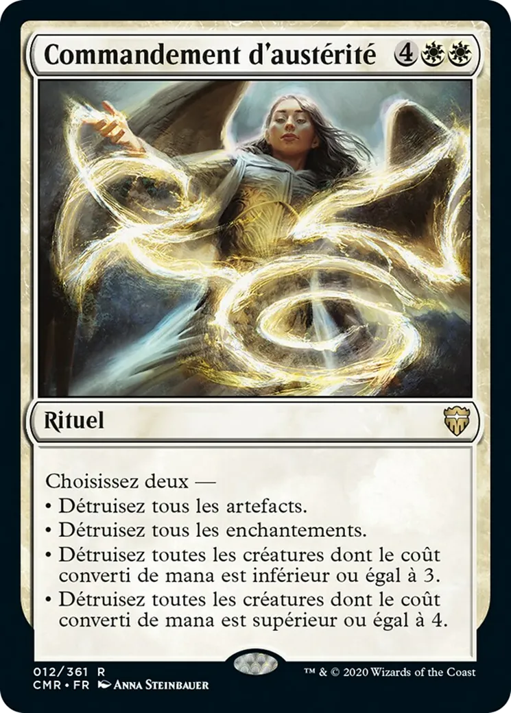 Commandement d'austérité — Commander Legends — Magic: The Gathering